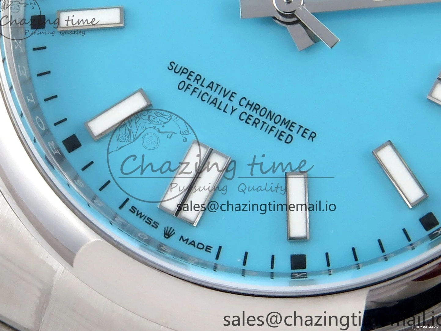 0115 Oyster Perpetual 124300 41mm EWEF Best Edition 904L Steel Tiffany Blue Dial A Upgraded 771